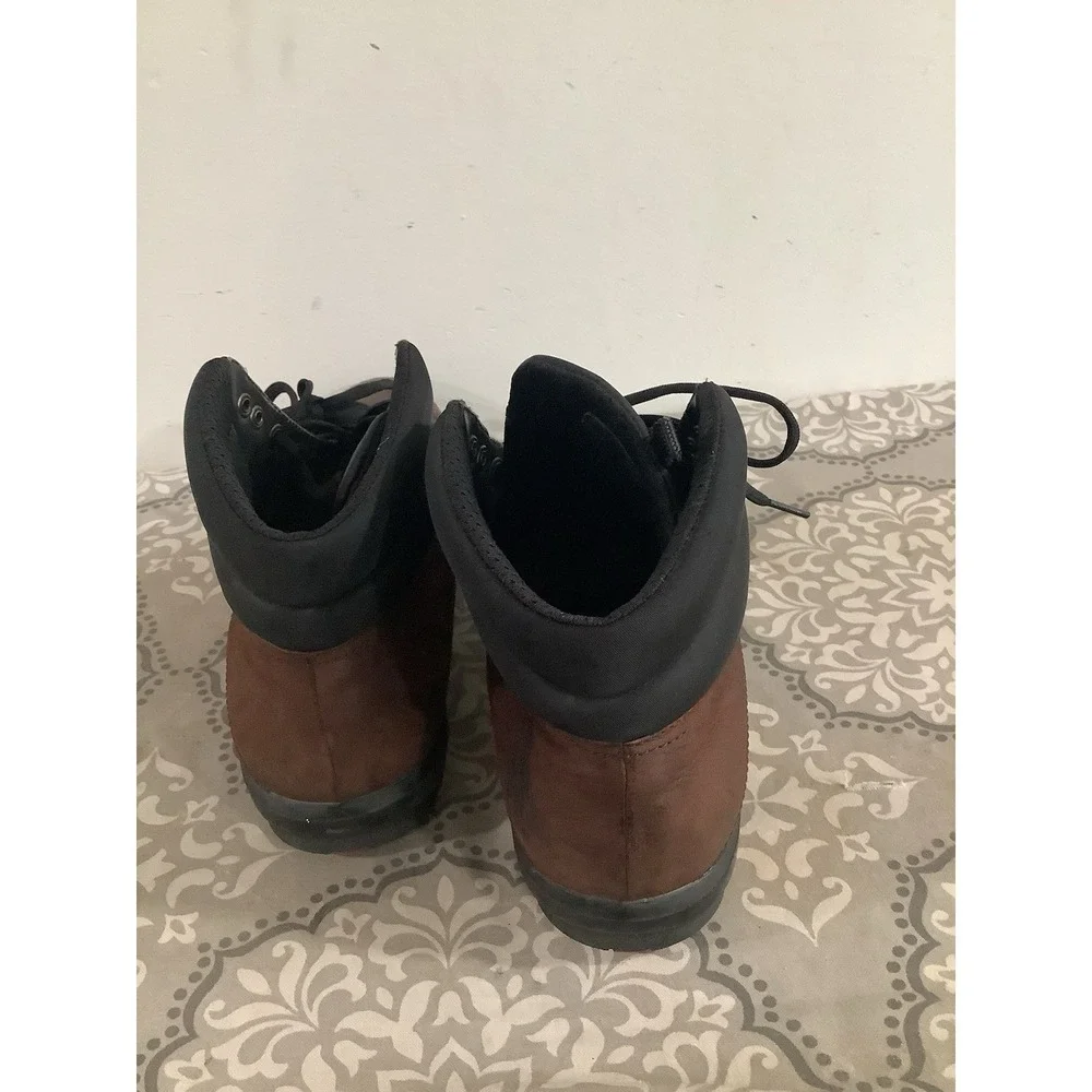 LUXURY PRADA BOOTIES SHARK SNEAKERS SHOES 4T1846 BROWN Prada Size 7(usSize 8)